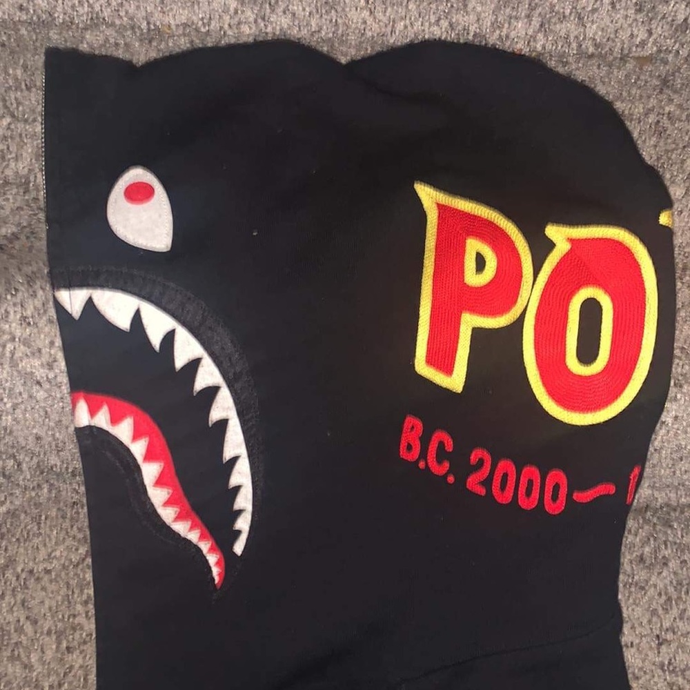 Bape reversible ponr edition shark zip up